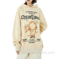 Fashion Brand Men's Vintage Alphabet Print Hoodie